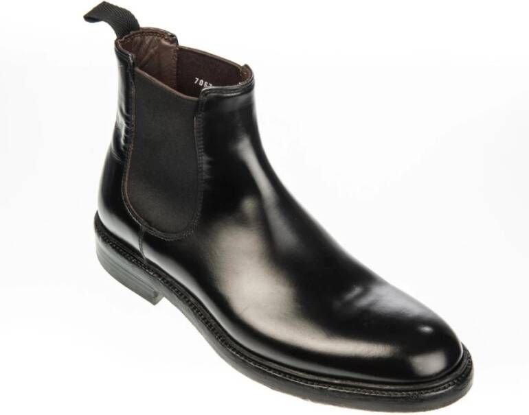 Green George Beatles Chelsea Boot Leer Black Heren