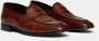 Green George Bruin Leren Loafers Stijlvol Comfortabel Brown Heren - Thumbnail 2