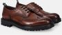 Green George Bruin Leren Platte Schoenen Stijlvol Kwaliteit Brown Heren - Thumbnail 2