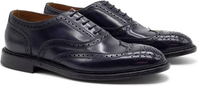 Green George Italiaanse Brogue Stijl Zwarte Schoenen Black Heren