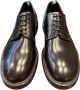 Green George Italiaanse leren Derby schoenen met Vibram zool Black Heren - Thumbnail 3