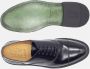 Green George Klassieke Zwarte Leren Veterschoenen Black Heren - Thumbnail 3