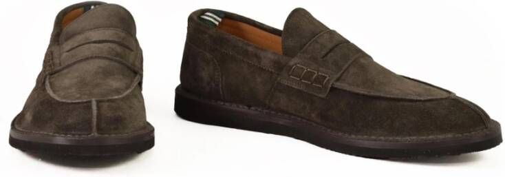 Green George Leren Schoenen 100% Leren Zool Brown Heren