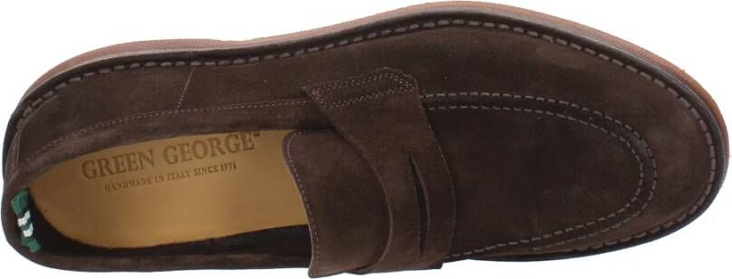 Green George Platte schoenen Bruin Brown Heren