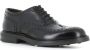 Green George Zwarte Brogue Leren Oxford Schoenen Black Heren - Thumbnail 3