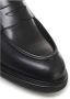 Green George Zwarte Leren Loafers Black Heren - Thumbnail 4