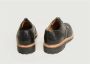 Grenson Zwarte leren bloem Derby schoenen Black Heren - Thumbnail 6