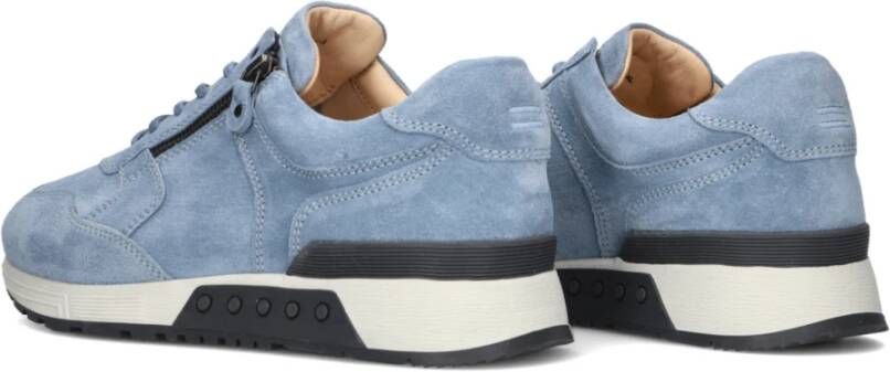 Greve Blauwe Jeans Sneakers Blue Heren