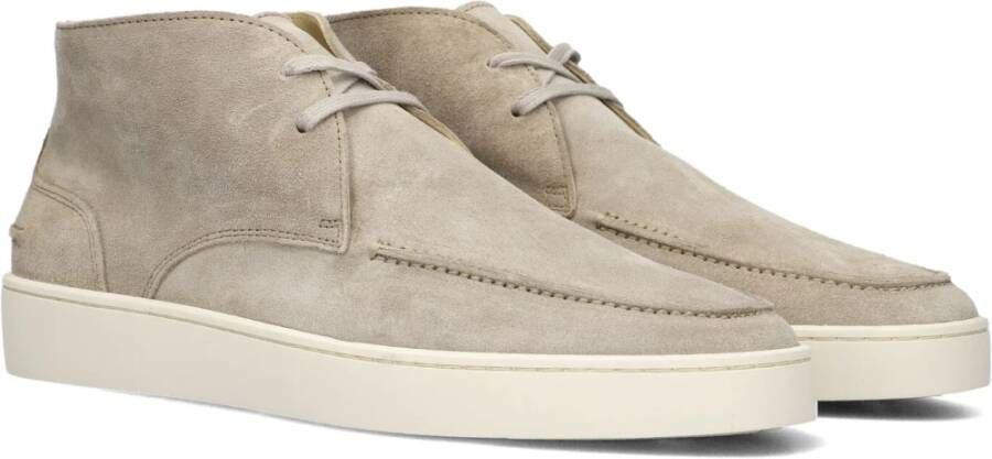 Greve Wave Hoge Sneakers Heren Beige Heren