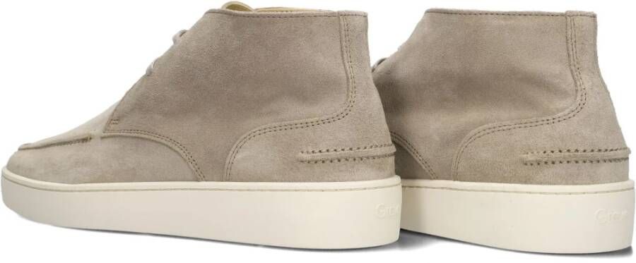 Greve Wave Hoge Sneakers Heren Beige Heren