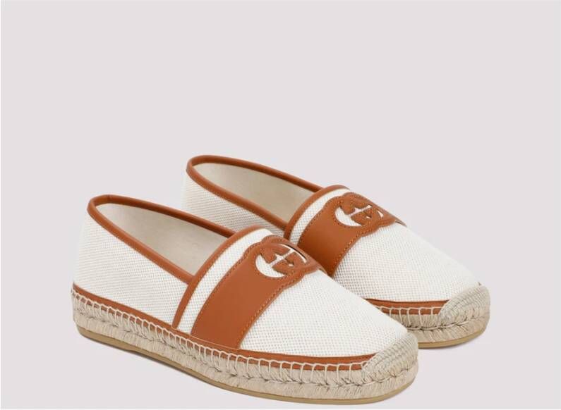 Gucci Beige Natuurlijke Espadrilles Verhogen Casual Stijl Multicolor Heren