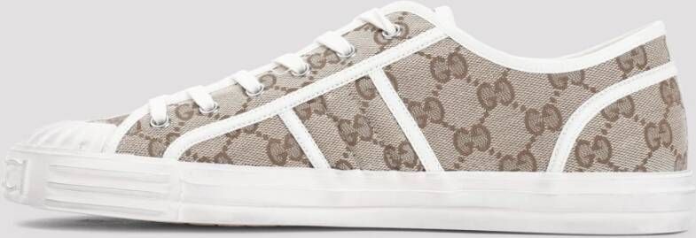 Gucci Beige Ebony Julio Sneakers Beige Heren