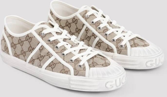 Gucci Beige Ebony Julio Sneakers Beige Heren