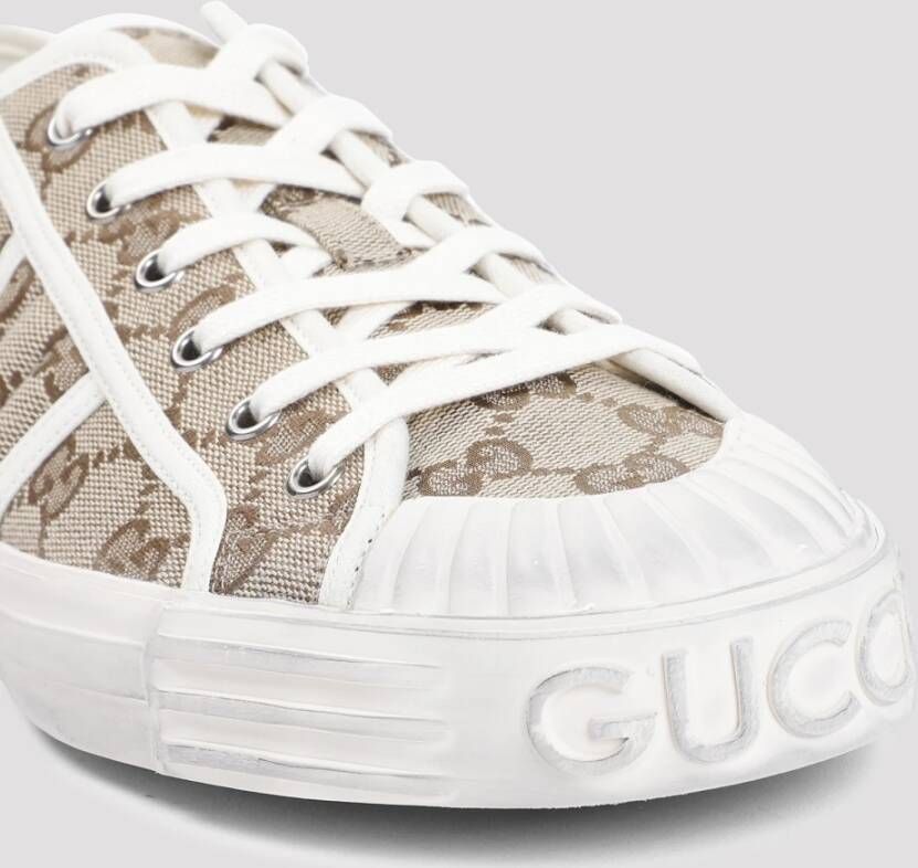 Gucci Beige Ebony Julio Sneakers Beige Heren