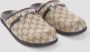 Gucci Beige Ebony Rhein Mule Schoenen Beige Heren - Thumbnail 3