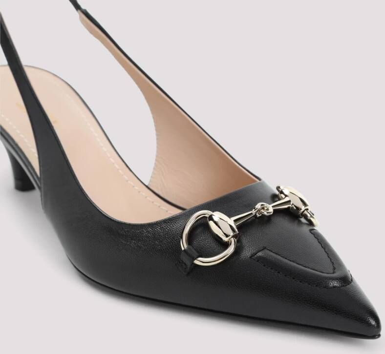 Gucci Elegante Slingback Schoenen Black Dames