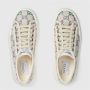 Gucci GG Kristal Lage Top Tennis Sneakers Gray Dames - Thumbnail 3