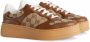 Gucci GG Supreme Canvas Low-Top Sneakers Brown Dames - Thumbnail 2