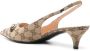 Gucci Handtekening Horsebit Beige Bruin Slingback Hakken Beige Dames - Thumbnail 3