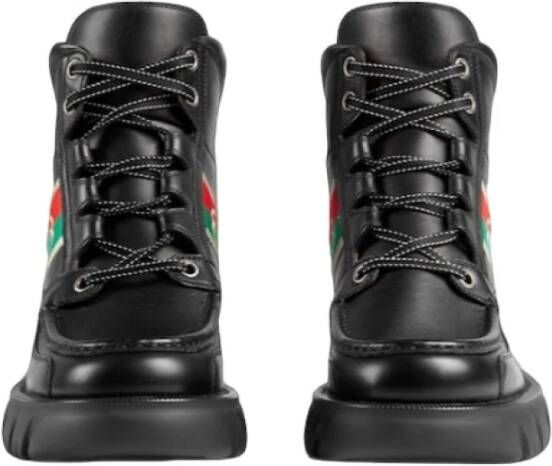 Gucci Interlooking Veterschoenen Zwart Nieuw Black Heren