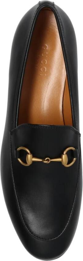 Gucci Jordaan Leren Loafers Black Dames