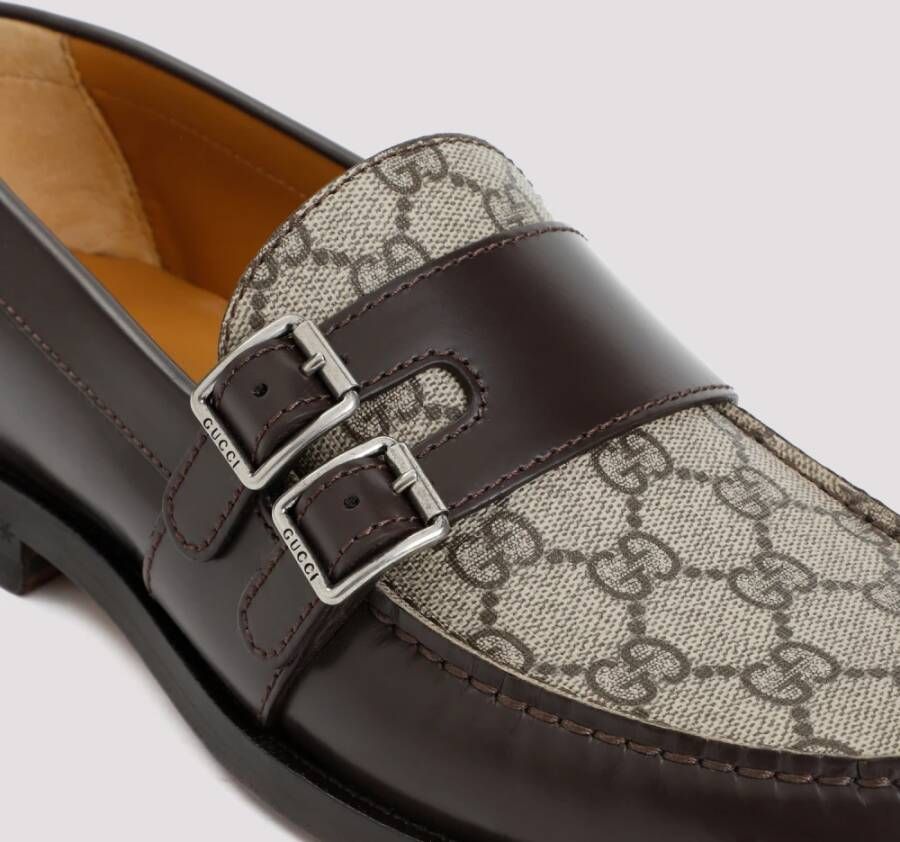 Gucci Kaveh Moccasin in Cocoa Beige Brown Heren