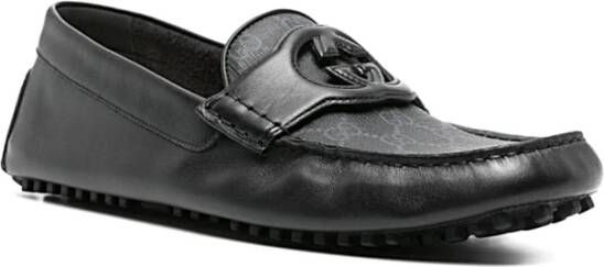 Gucci Klassieke Leren Loafer Schoen Black Heren