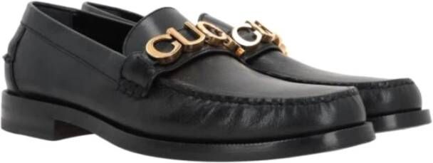 Gucci Klassieke Leren Loafer Schoenen Black Dames