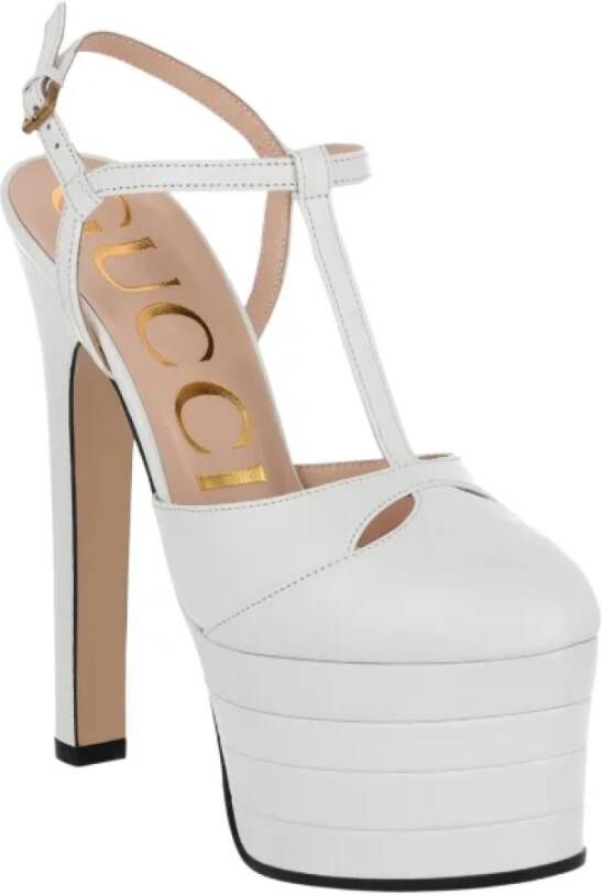 Gucci Leather heels White Dames