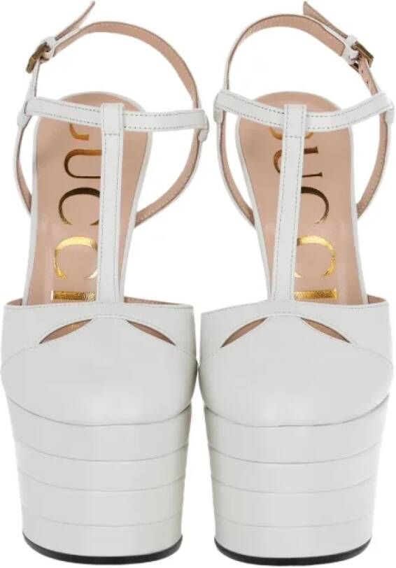 Gucci Leather heels White Dames