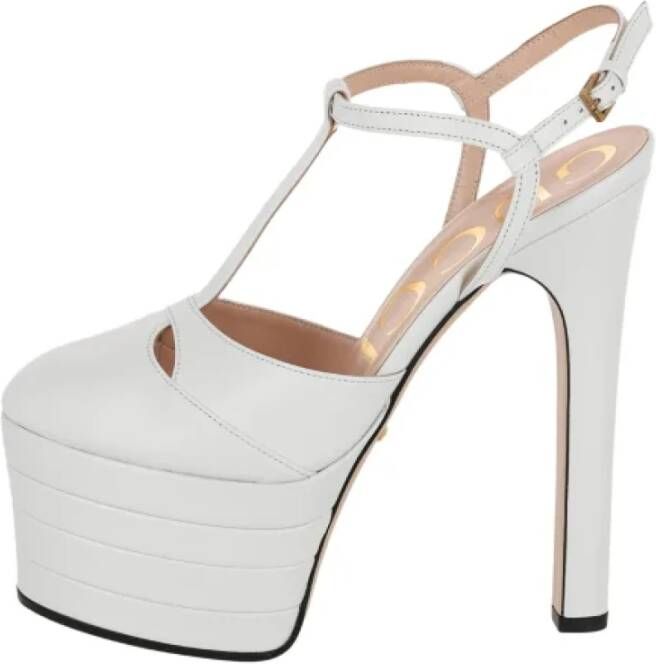 Gucci Leather heels White Dames