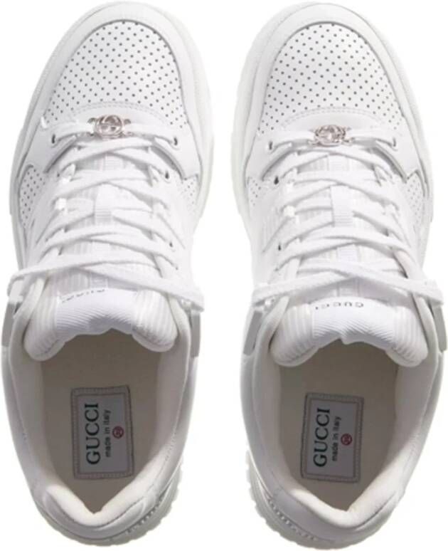 Gucci Leren lage sneakers White Heren