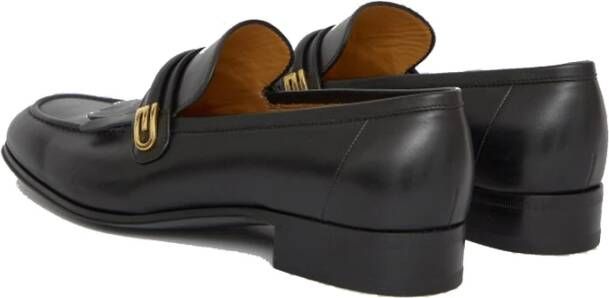 Gucci Leren Loafers met Franje Detail Black Heren