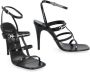 Gucci Leren Sandalen met Stiletto Hak Black Dames - Thumbnail 2