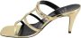 Gucci Leren Slider Sandalen met Horsebit Yellow Dames - Thumbnail 2