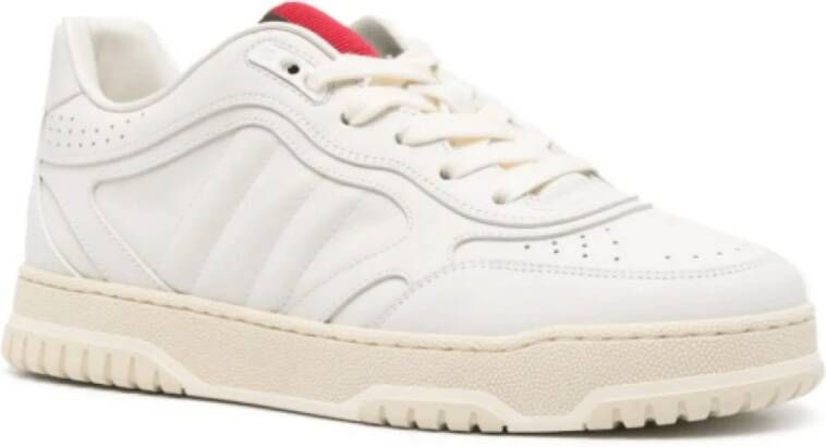 Gucci Multikleur Leren Sneakers Paneelontwerp White Heren