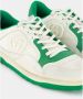 Gucci Off-White Groen Leren Sneakers White Heren - Thumbnail 7