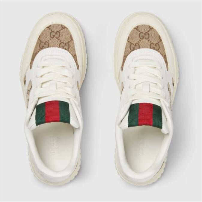 Gucci Originele GG beige en ebbenhouten manden Beige Dames