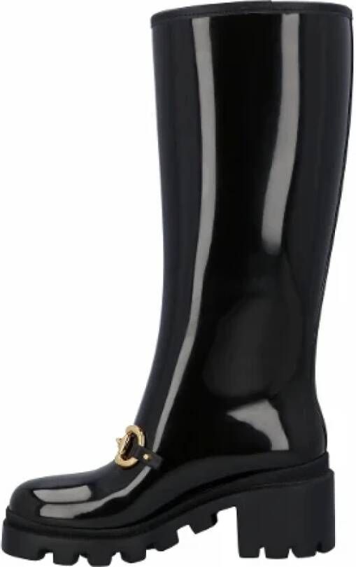 Gucci Rubber boots Black Dames