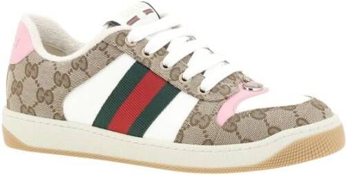 Gucci Screener Sneakers Eigentijdse Stijl Luxe Multicolor Dames