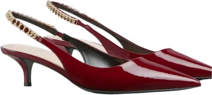 Gucci Signoria Rode Lakpumps Red Dames