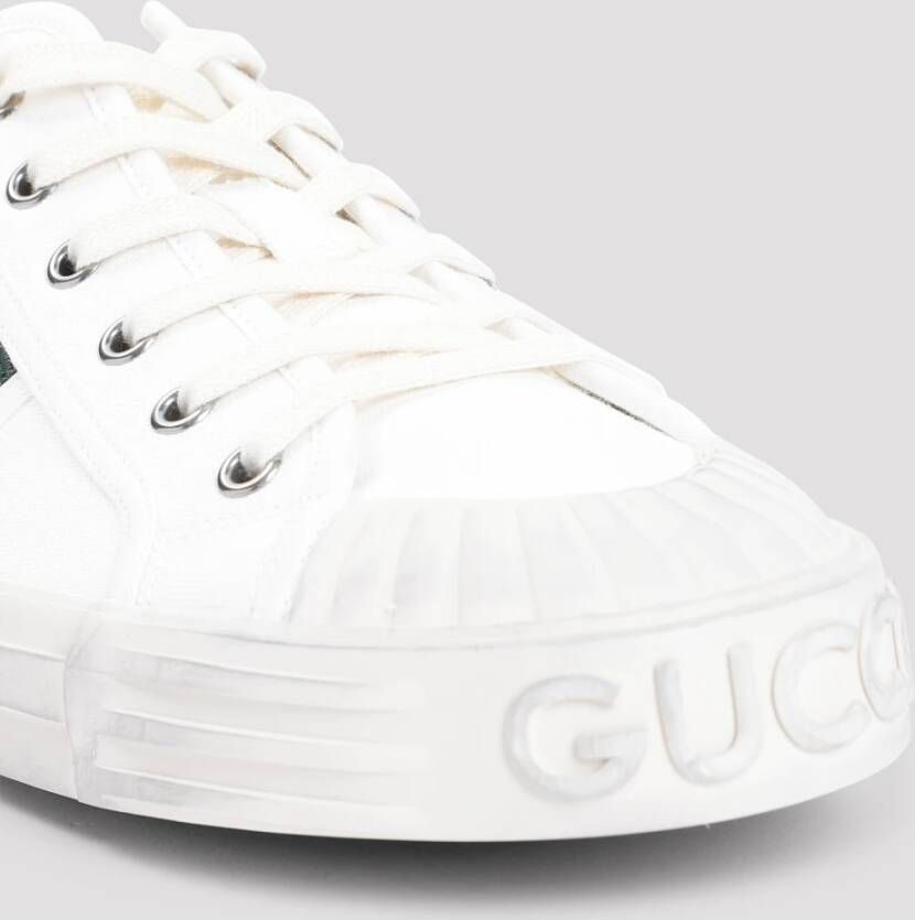 Gucci Sneakers in Grege Kleur Gray Heren