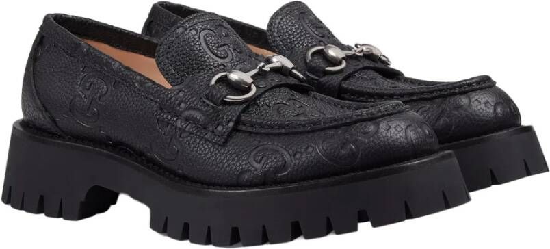 Gucci Stijlvolle Loafers voor Mannen Black Dames