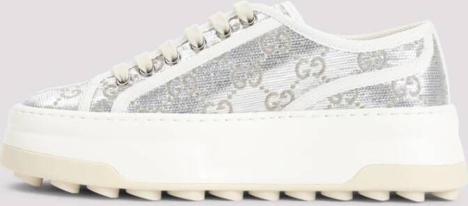 Gucci Tennis Sneakers voor Actieve Levensstijl Gray Dames