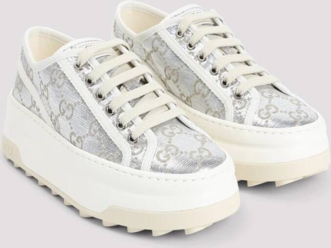 Gucci Tennis Sneakers voor Actieve Levensstijl Gray Dames