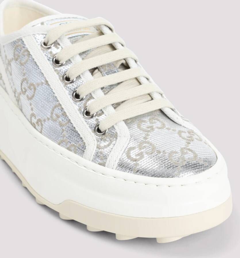 Gucci Tennis Sneakers voor Actieve Levensstijl Gray Dames