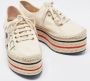 Gucci Vintage Pre-owned Canvas espadrilles Beige Dames - Thumbnail 3