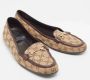 Gucci Vintage Pre-owned Canvas flats Brown Dames - Thumbnail 4