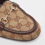 Gucci Vintage Pre-owned Canvas flats Brown Dames - Thumbnail 7