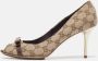 Gucci Vintage Pre-owned Canvas heels Brown Dames - Thumbnail 2
